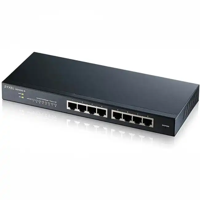 Коммутатор Zyxel GS1900-8 GS1900-8-EU0102F (1000 Base-T (1000 мбит/с))