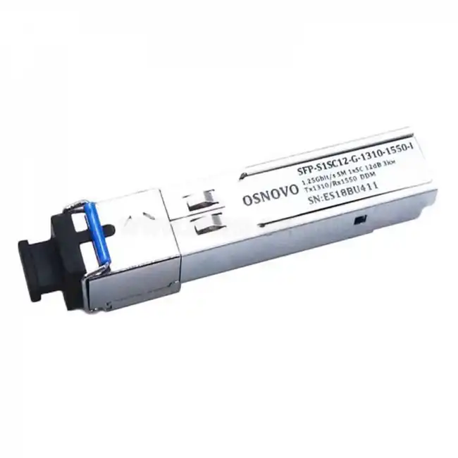 Модуль OSNOVO SFP-S1SC12-G-1310-1550-I (SFP модуль)