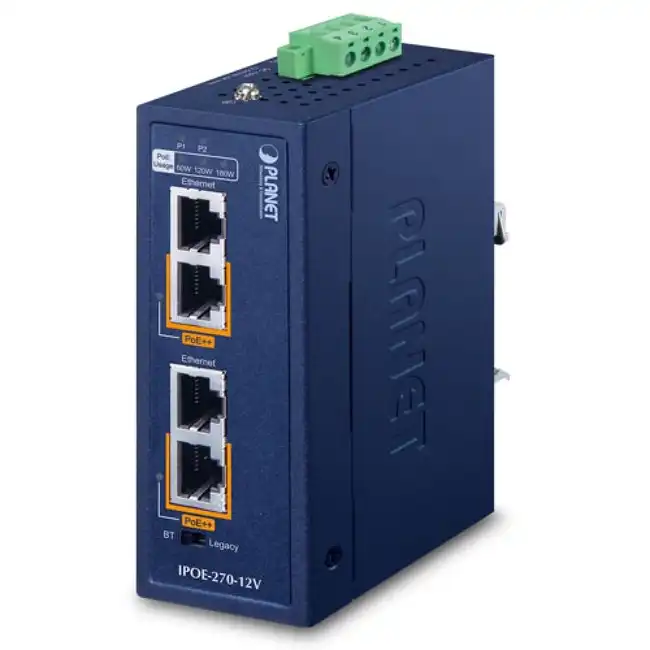 Сетевое устройство Planet IPOE-270-12V (PoE-инжектор)