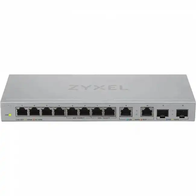 Коммутатор Zyxel XGS1010-12 XGS1010-12-ZZ0102F (1000 Base-T (1000 мбит/с), 2 SFP порта)