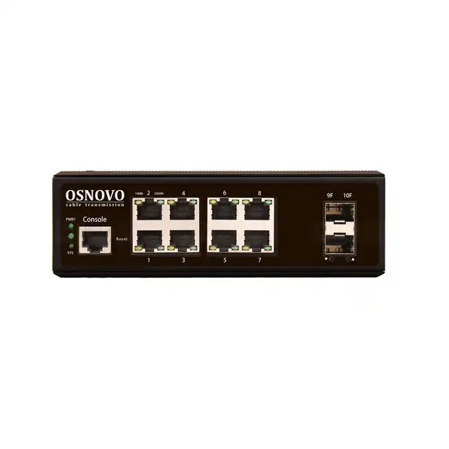 Коммутатор OSNOVO SW-70802/IL (1000 Base-T (1000 мбит/с), 2 SFP порта)