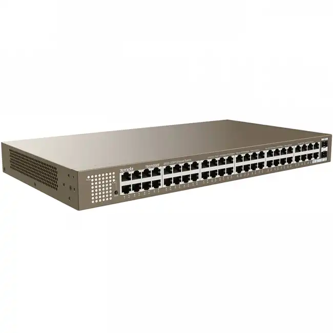 Коммутатор TENDA TEG1050F (1000 Base-TX (1000 мбит/с), 2 SFP порта)