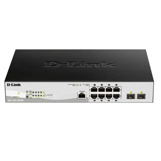 Коммутатор D-link DGS-1210-10P/ME/B1A (1000 Base-TX (1000 мбит/с))