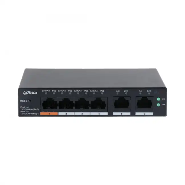 Коммутатор Dahua CS4010-8ET-60 DH-CS4010-8ET-60 (100 Base-T (100 мбит/с))