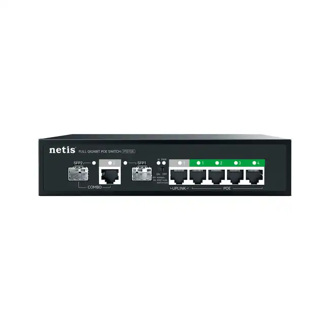 Коммутатор Netis P107GS (1000 Base-TX (1000 мбит/с), 2 SFP порта)