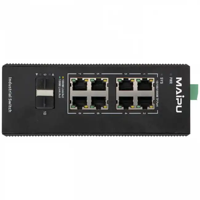 Коммутатор Maipu S2300-10TPI-DC48 (1000 Base-T (1000 мбит/с), 1 SFP порт)