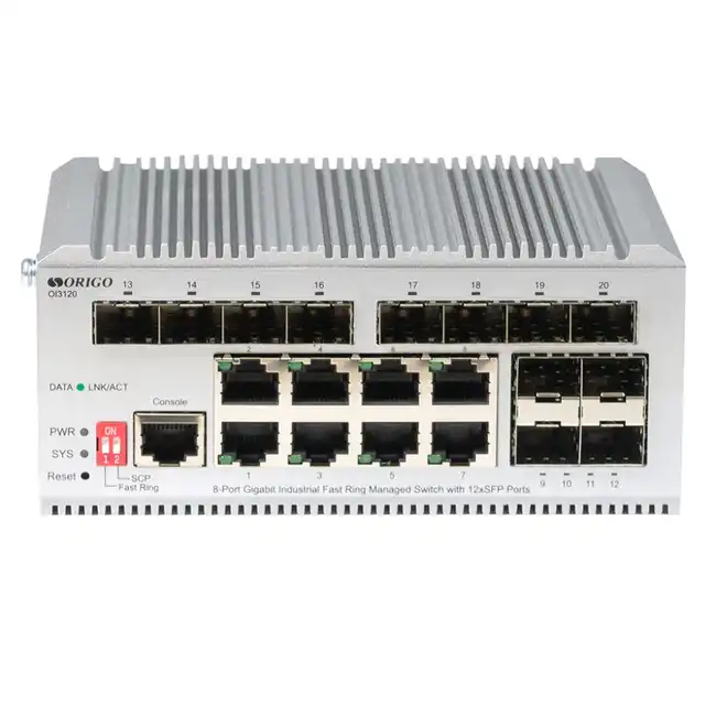 Коммутатор Origo OI3120/A1A (1000 Base-T (1000 мбит/с), 12 SFP портов)