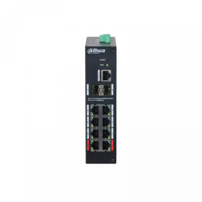 Коммутатор Dahua DH-HS4210-8GT-90 (1000 Base-T (1000 мбит/с), 2 SFP порта)