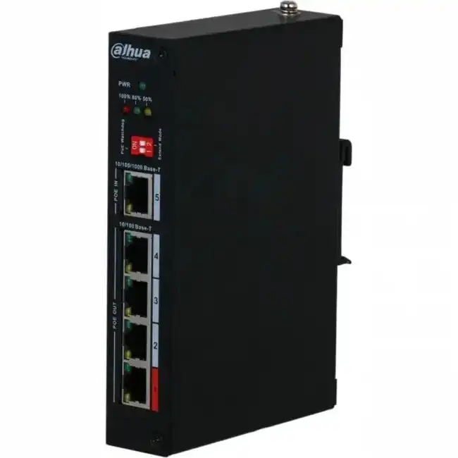 PoE инжектор Dahua DH-PFT1500 (5 портов, 90 Вт)