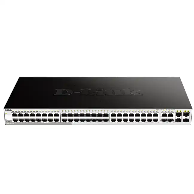 Коммутатор D-link DGS-1210 DGS-1210-52/FL2A (1000 Base-T (1000 мбит/с), 4 SFP порта)