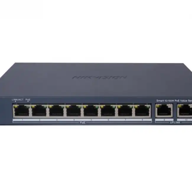 Коммутатор Hikvision DS-3E1310P-EI/M (100 Base-T (100 мбит/с))