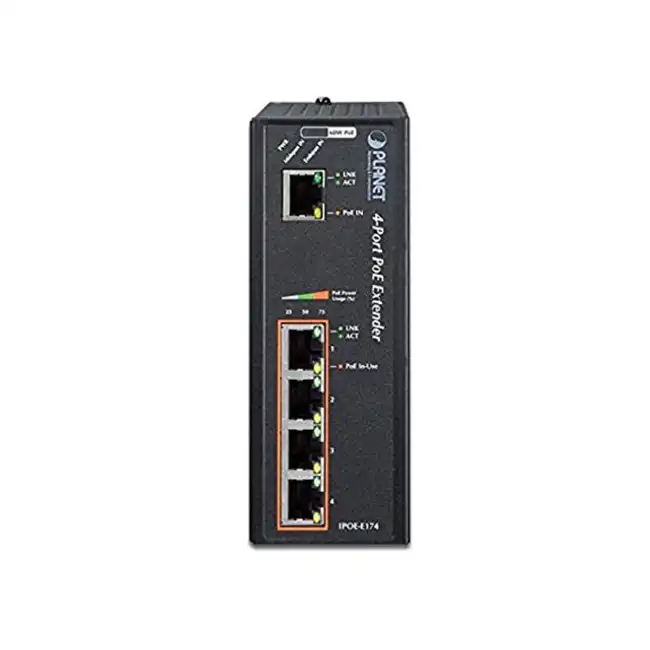 Сетевое устройство Planet IPOE-E174 (PoE-усилитель)