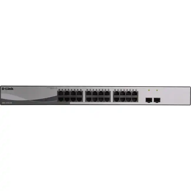 Коммутатор D-link DGS-1210-26/F1A/F1B DGS-1210-26/F1B (1000 Base-TX (1000 мбит/с), 2 SFP порта)