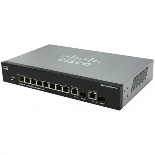 Коммутатор Cisco Small Business SG300-10 SRW2008-K9-G5 (1000 Base-TX (1000 мбит/с))