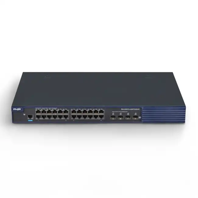 Коммутатор Ruijie RG-S2910-24GT4XS-E (1000 Base-TX (1000 мбит/с), 4 SFP порта)