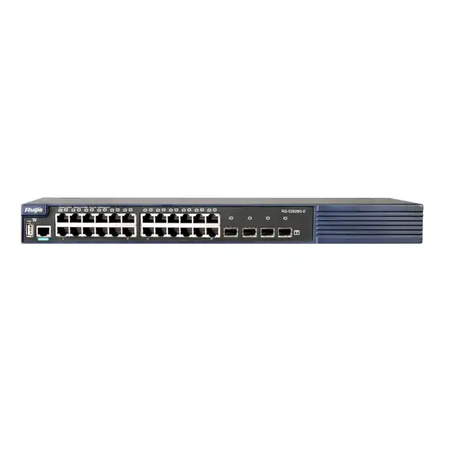 Коммутатор Ruijie RG-S2928G-E RG-S2928G-E V3 (1000 Base-TX (1000 мбит/с), 4 SFP порта)