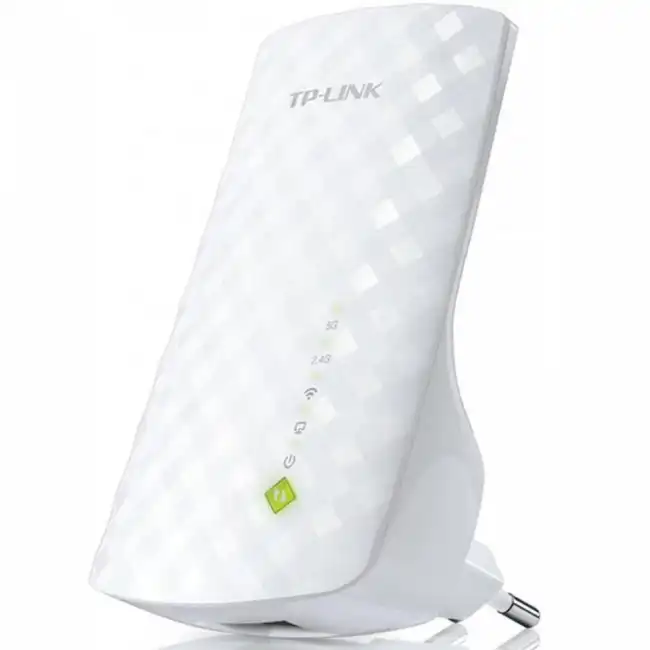 Усилитель сигнала Wi-Fi TP-Link RE200 (10/100 Base-TX (100 мбит/с), Wi-Fi 6 (802.11a / b / g / n / ac / ax), со встроенной антенной)