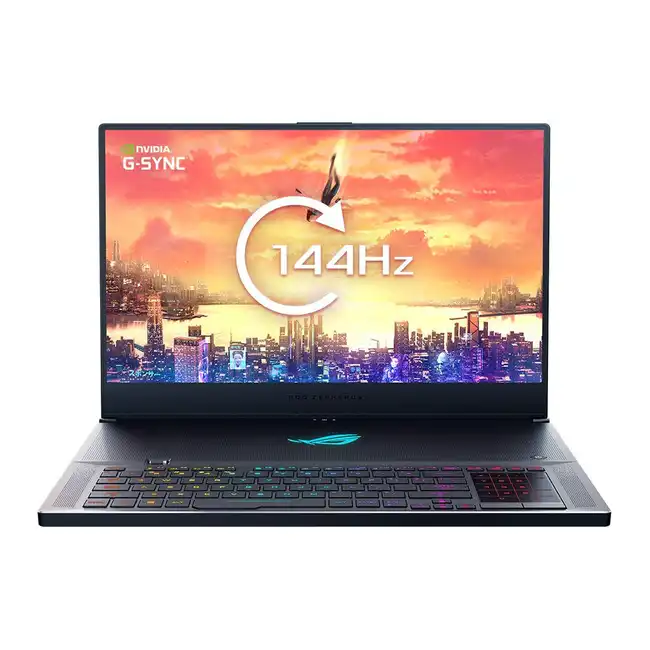 Ноутбук Asus ROG Zephyrus S GX701GXR-EV026R 90NR02J1-M00730 (17.3 ", FHD 1920x1080 (16:9), Core i7, 32 Гб, SSD, 1 ТБ, nVidia GeForce RTX 2080)