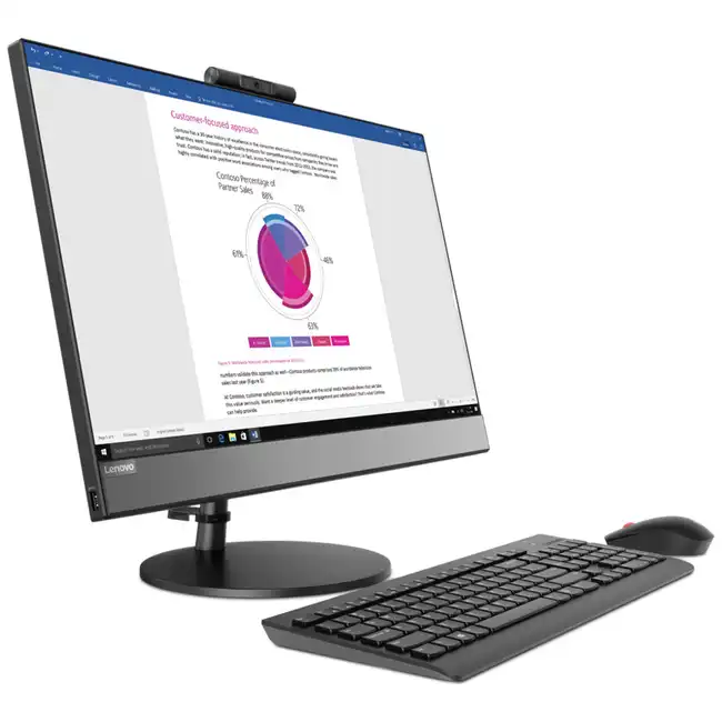 Моноблок Lenovo V530-24ICB AiO 10UX006SRU (23.8 ", Intel, Core i5, 9400T, 1.8, 8 Гб, SSD, 512 Гб)