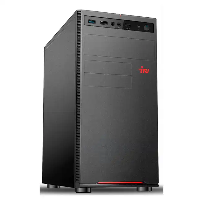 Персональный компьютер iRU Home 312 MT 1395640 (Pentium, G5420, 3.8, 4 Гб, SSD, Windows 10 Home)