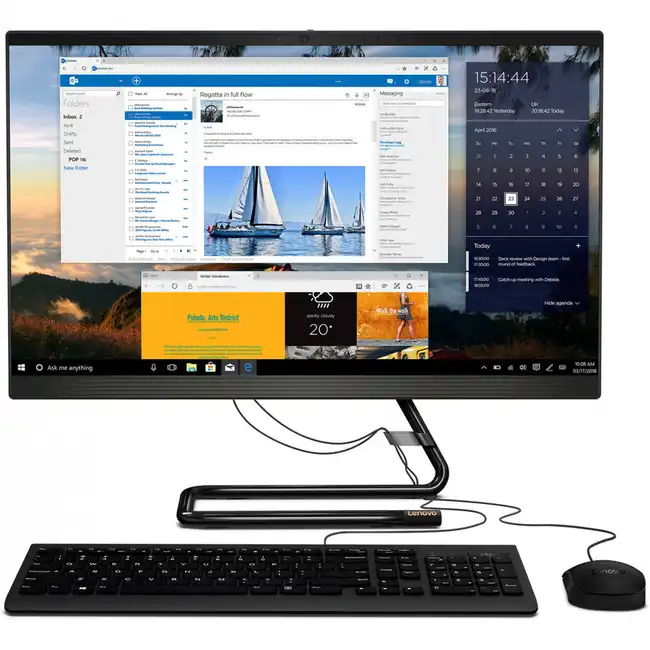 Моноблок Lenovo IdeaCentre AiO 3 24ARE05 F0EW0030RK (23.8 ", AMD, Ryzen 5, 4500U, 2.3, 16 Гб, HDD и SSD, 1 Тб, 256 Гб)