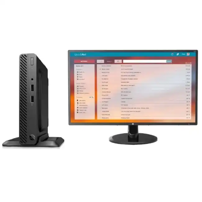 Настольный компьютерный комплект HP Bundles 260 G3 DM 260P4ES (HP P24v, Core i5, 10210U, 1.6 ГГц, 8, SDD, 256 ГБ, Windows 10 Pro)
