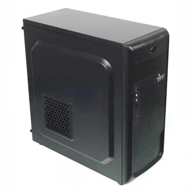 Персональный компьютер iRU Home 313 TWR 1434772 (Core i3, 9100F, 3.6, 8 Гб, DDR4-2400, HDD)