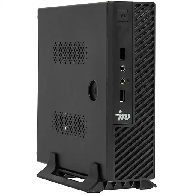 Персональный компьютер iRU Office 313 Slim 1393493 (Core i3, 9100, 3.6, 8 Гб, DDR4-2400, SSD, Windows 10 Pro)