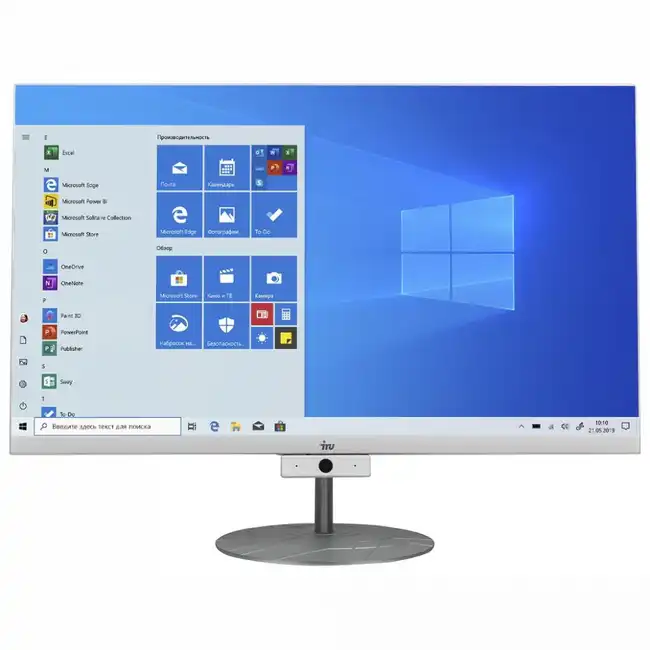 Моноблок iRU Office P2323P 1535379 (23.8 ", AMD, Ryzen 3, 3200G, 3.6, 16 Гб, SSD, 240 Гб)