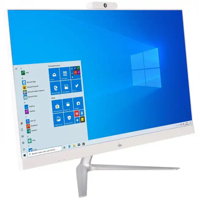 Моноблок iRU Office P2320P 1733080 (23.8 ", AMD, Athlon, 3125GE, 3.4, 8 Гб, SSD, 240 Гб)