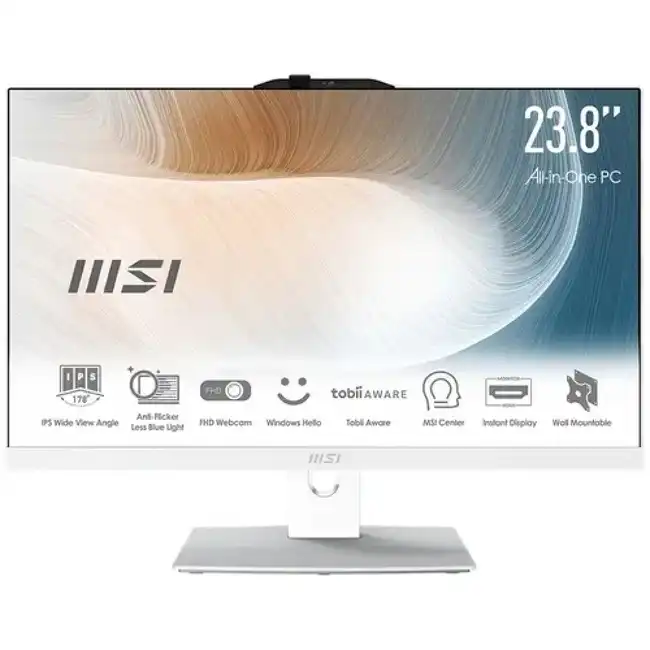 Моноблок MSI Modern AM242P 12M-212RU 9S6-AE0712-212 (23.8 ", Intel, Core i7, 1260P, 3.4, 16 Гб, SSD, 512 Гб)