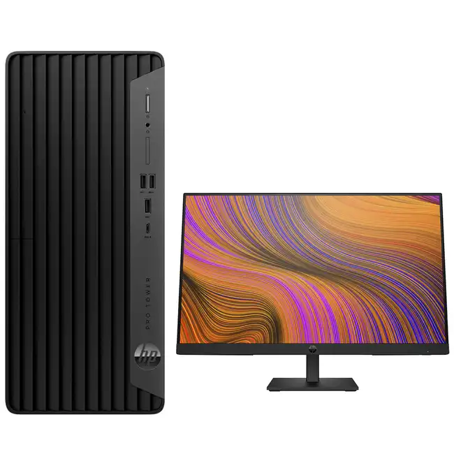 Настольный компьютерный комплект HP Pro 400 G9 Tower P24h G5 6A8E1EA (HP P24h G5, Core i5, 12500, 3.0 ГГц, 8, SDD, 512 ГБ, Windows 11 Pro)
