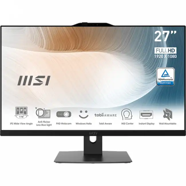 Моноблок MSI Modern AM272P 12M-453X 9S6-AF8211-646 (27 ", Intel, Core i3, 1215U, 3.3, 8 Гб, SSD, 512 Гб)