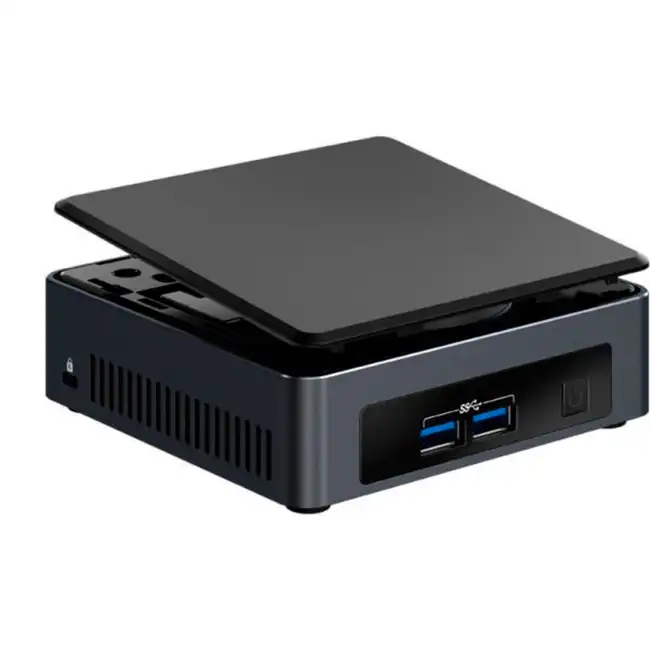 Персональный компьютер Intel L10 BLKNUC7i3DNKTC2 BLKNUC7I3DNKTC2978022 (Core i3, 7100U, 2.4, 4 Гб, SSD, Windows 10 Pro)