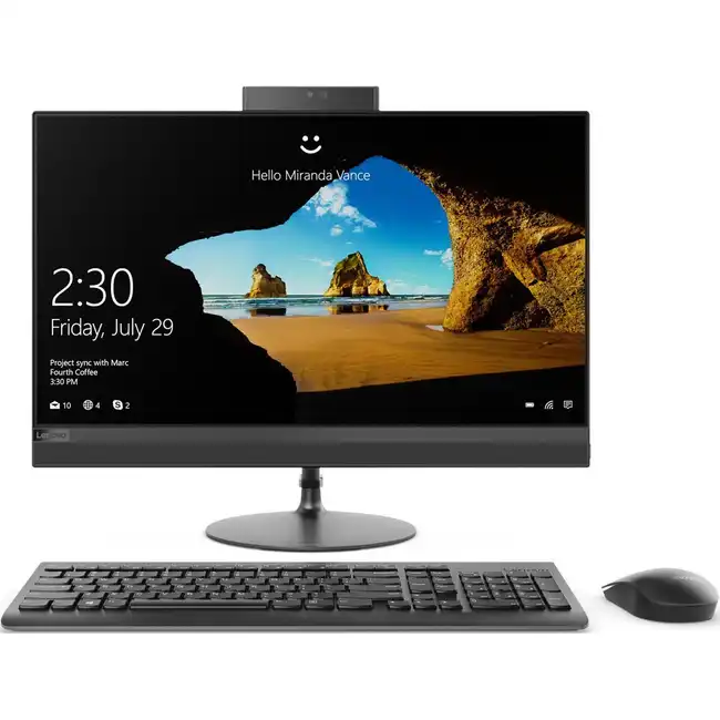 Моноблок Lenovo IdeaCentre AiO 520-24IKU F0D200AKRK (23.8 ", Intel, Core i3, 7020U, 2.3, 4 Гб, HDD, 1 Тб)