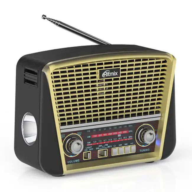 Портативная колонка Ritmix RPR-050 gold RPR-050-GOLD (Золото)