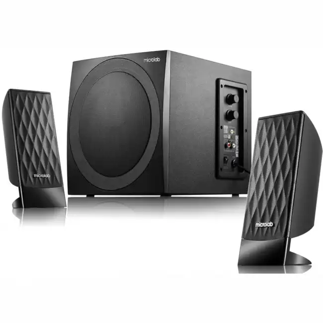 Компьютерные колонки Microlab M-300 (Черный)
