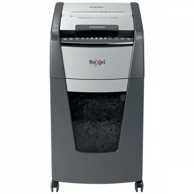 Шредер REXEL Optimum AutoFeed 300M 2020300MEU (P5 (частицы 2×15))