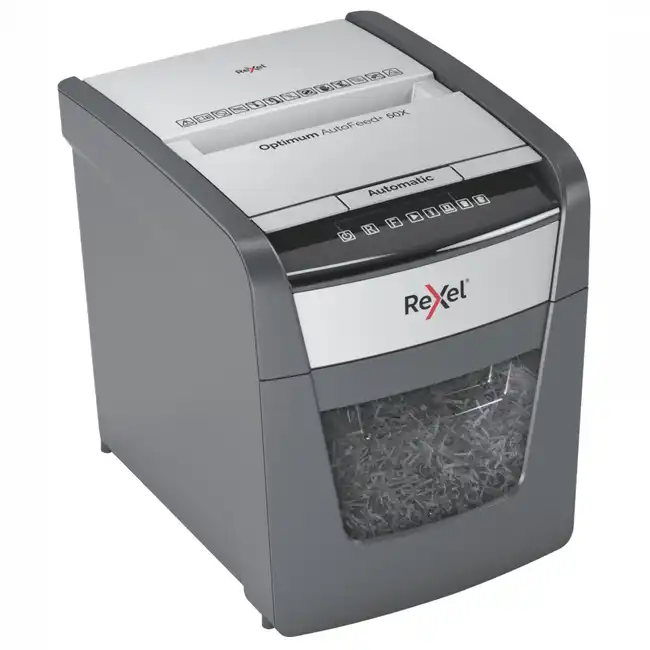 Шредер REXEL Optimum AutoFeed 50X 2020050XEU (P4 (частицы 4×38))
