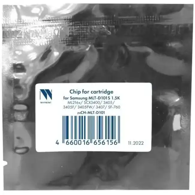Опция для печатной техники NV Print Чип для MLT-D101S для ML216x/SCX3400/3405/3405F/3405FW/3407/SF-760 (1.5K) NV-CH-MLT-D101S (Чип)