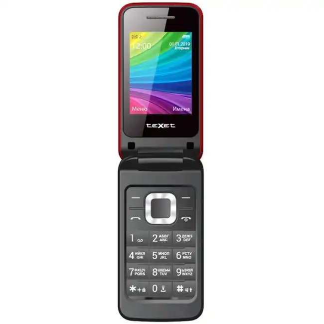 Мобильный телефон TeXet TM-204 гранат