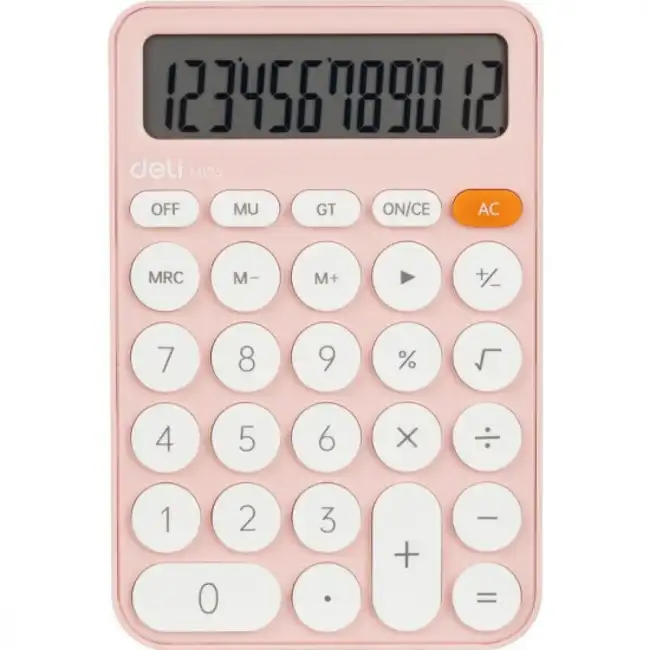 Калькулятор deli EM124PINK