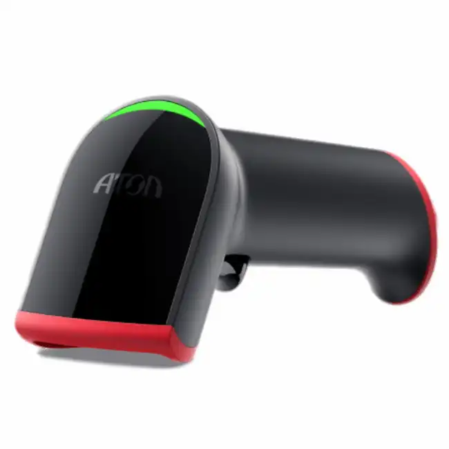 Сканер штрихкода АТОЛ Impulse 12 BT 55777 (Ручной беспроводной, 2D, USB, Bluetooth, Черный-Красный)