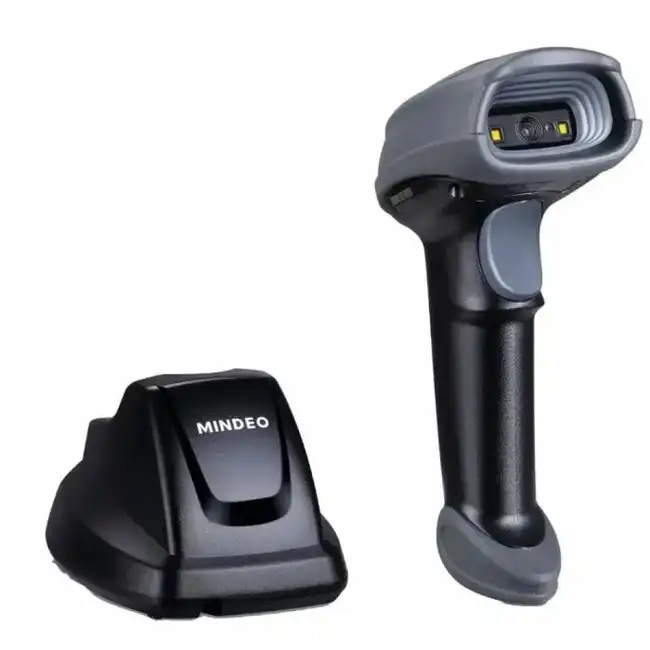 Сканер штрихкода Mindeo CS2291-HD 2D (Ручной беспроводной, 2D, USB, Bluetooth, Черный, С подставкой)