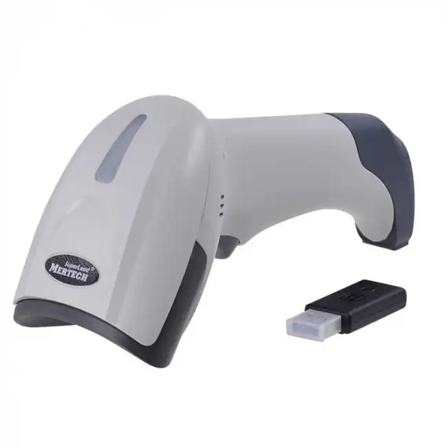 Сканер штрихкода Mertech CL-2310 1D/2D White 4839 (Ручной беспроводной, 1D/2D, USB, Bluetooth, Белый)