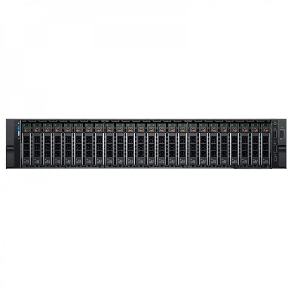 Сервер Dell PowerEdge R740XD Server 210-AKZR] 2U Rack, Xeon Gold 6240, 2600 МГц, 18, 24.75, 1 x 32 ГБ, SFF 2.5", 24