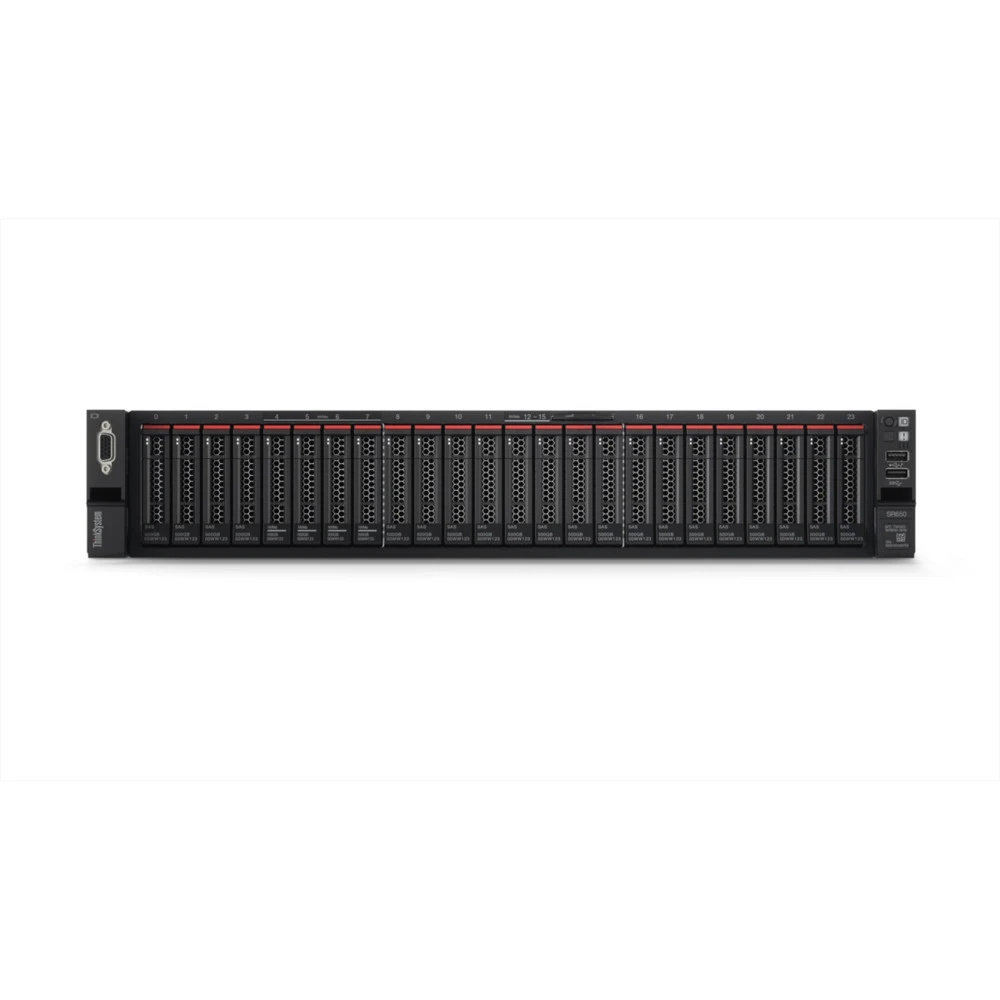 Сервер Lenovo ThinkSystem SR650 7X06A0B5EA 2U Rack, Xeon Gold 5217, 3000 МГц, 8, 11, 1 x 16 ГБ, SFF 2.5", 24