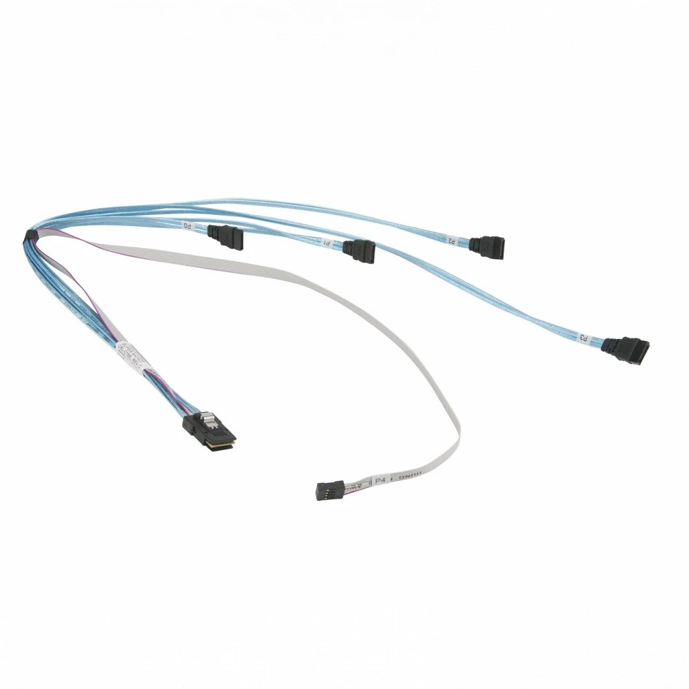Аксессуар для сервера Supermicro PASS SFF-8087  to 4 SATA 64/54/44/34CM, W/ 64CM CBL-0188L