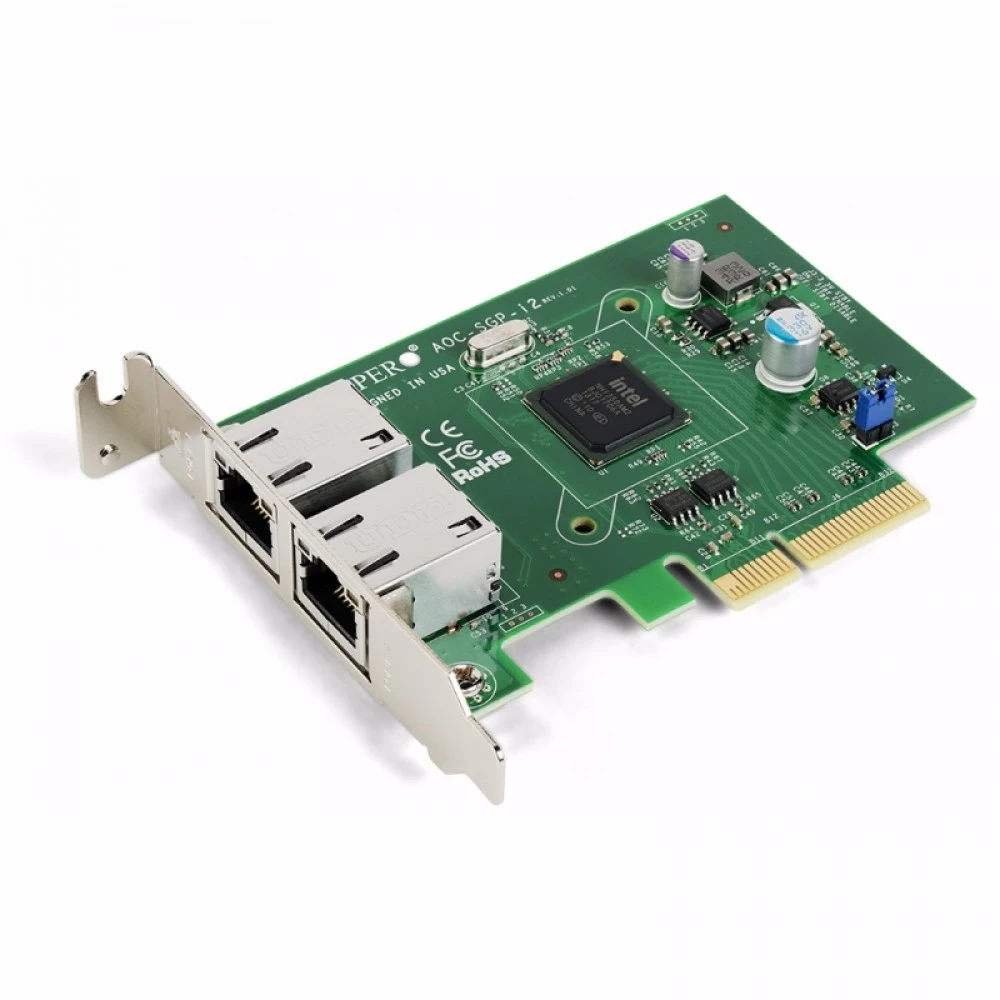 Сетевая карта Supermicro AOC-SGP-I2 Ethernet (LAN / RJ45)