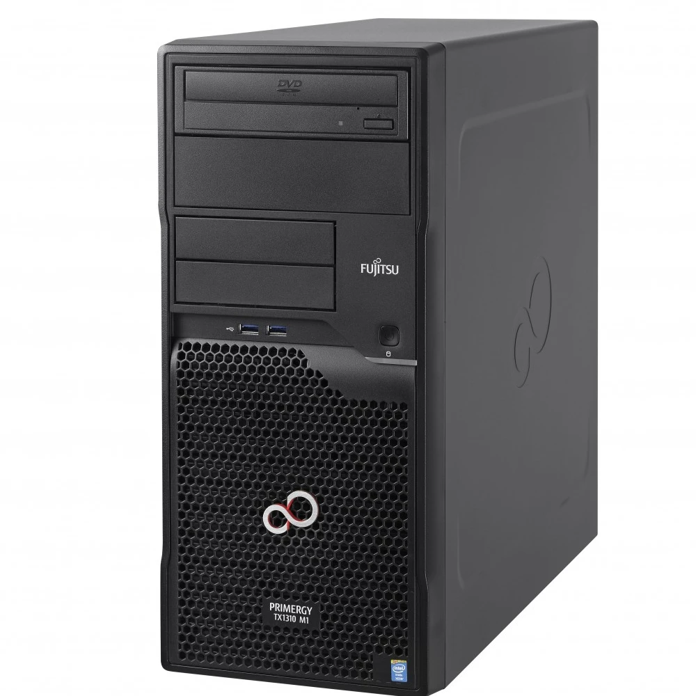 Сервер Fujitsu PRIMERGY TX1310 VFY:T1313SC030IN Tower, Xeon E3-1225 v6, 3300 МГц, 4, 8, 2 x 8 ГБ, LFF 3.5", 4, 2x 1 ТБ